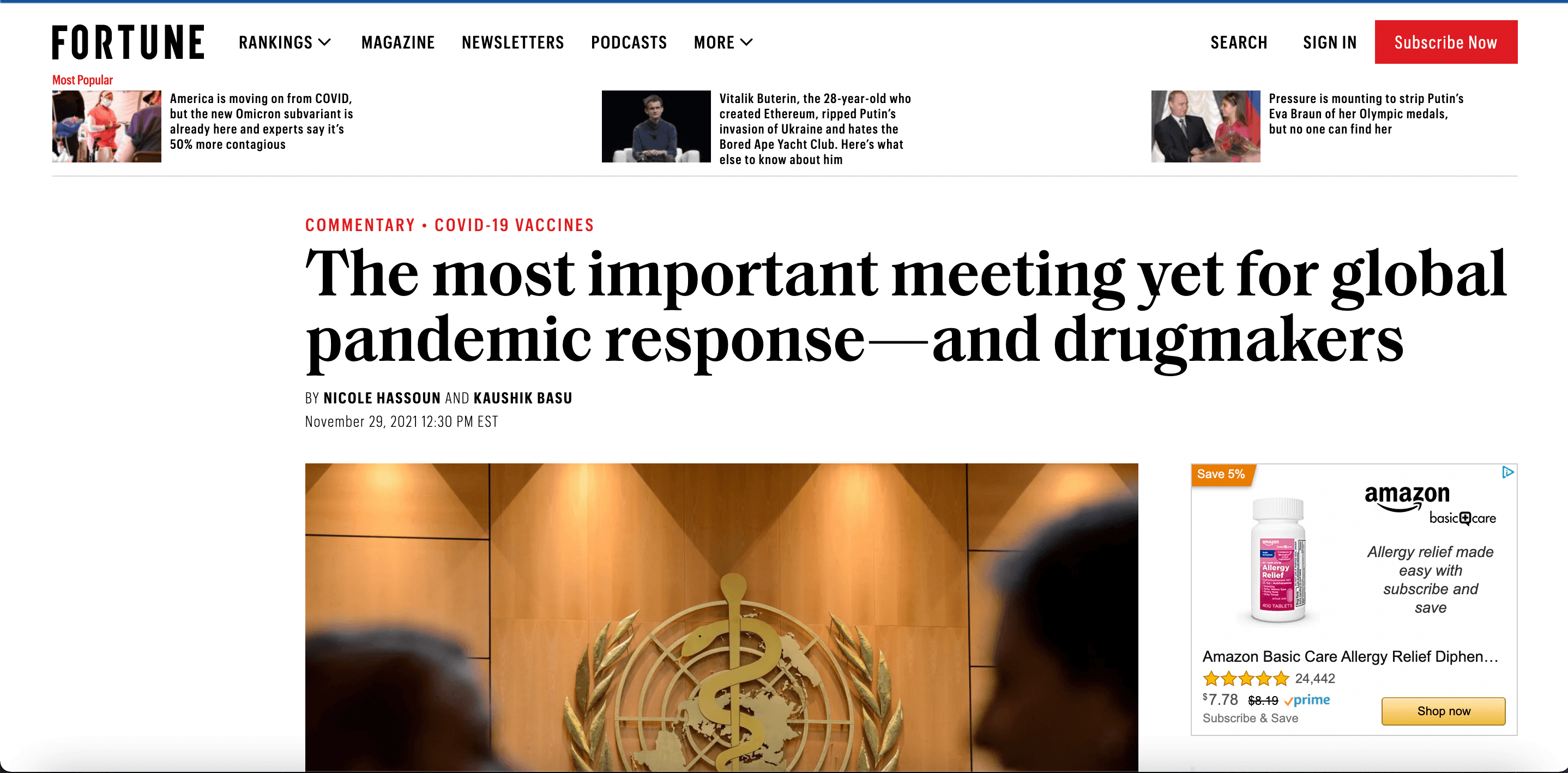 The most important meeting yet for global pandemic response-and drugmakers