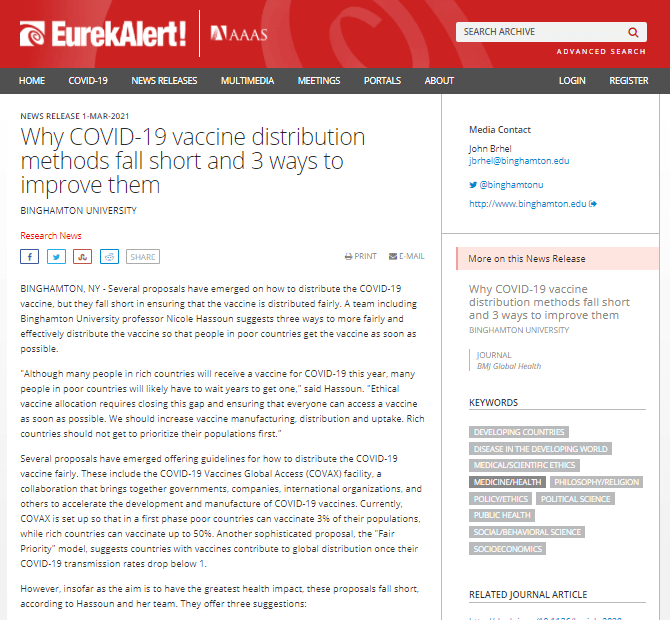 Why COVID-19 vaccine distribution methods fall short and 3 ways to improve them