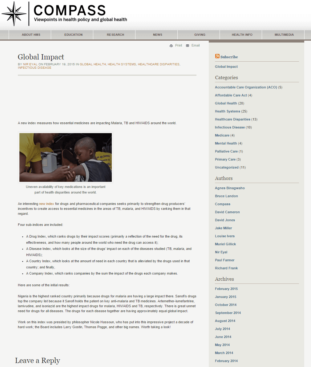 Global Impact