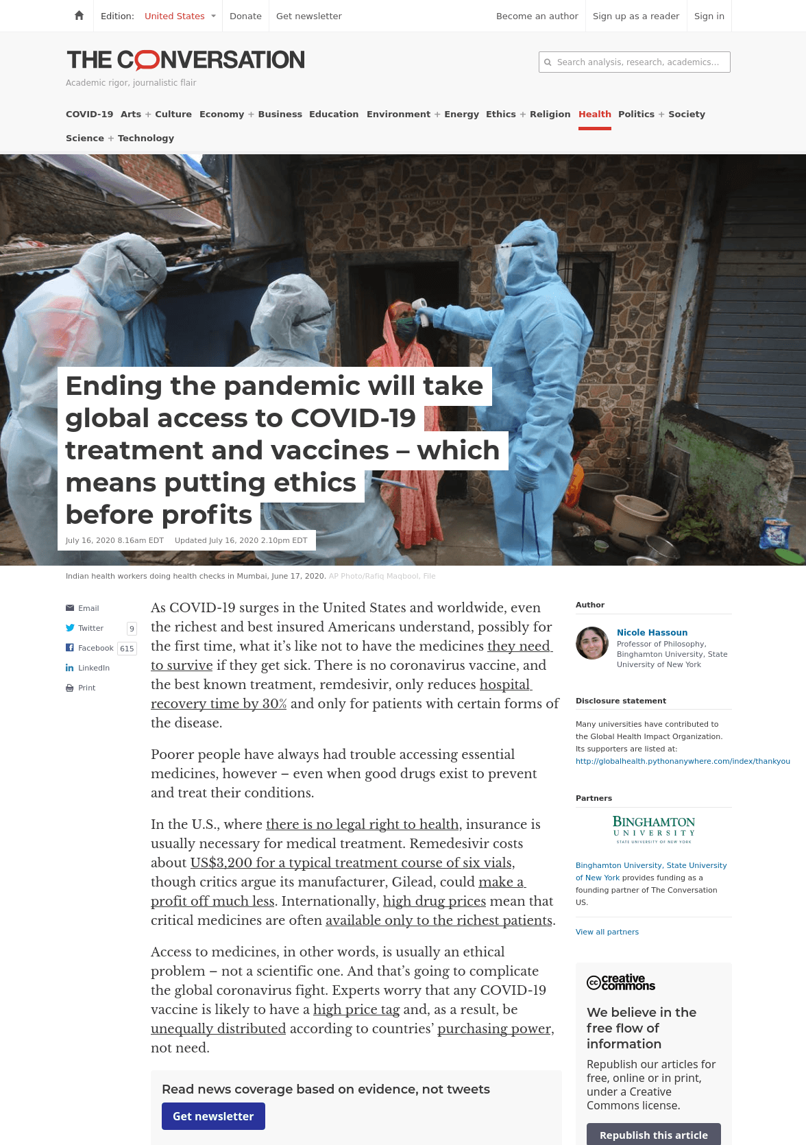 Ending the pandemic will require big pharma to put ethics before profits