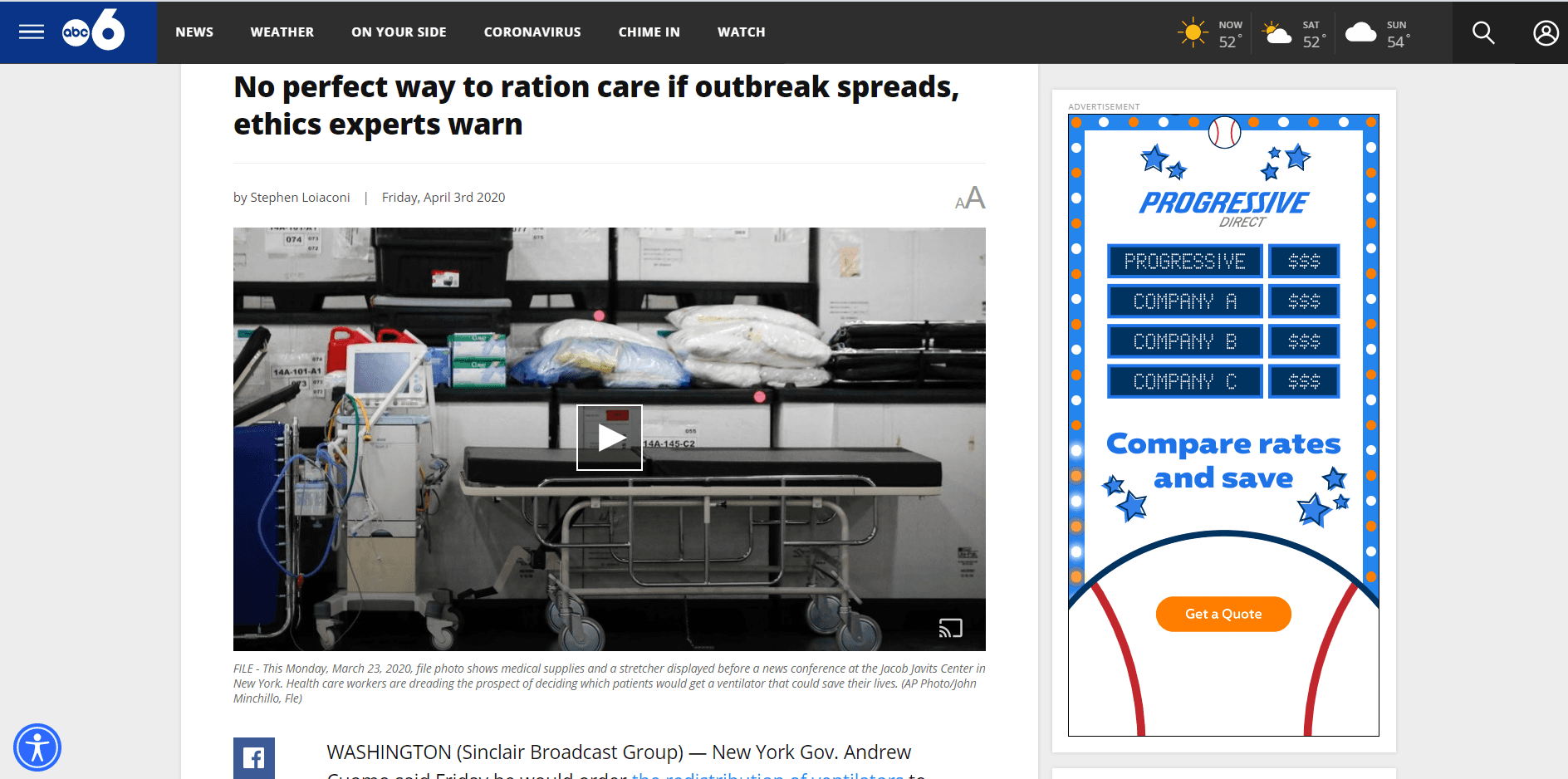No perfect way to ration care if outbreak spreads, ethics experts warn