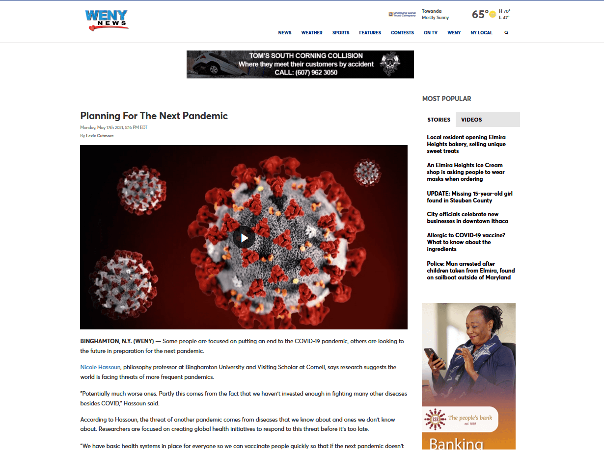 Planning For The Next Pandemic